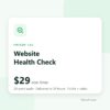 Website Health Check — $29 one-time audit from FRICOF
